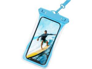 Urbanx Universal Waterproof Phone Pouch Cellphone Dry Bag Case Designed for Samsung Galaxy S20 FE 5G for All Other Smartphones Up to 7  Blue