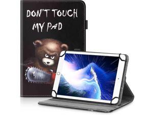 UrbanX 78 Inch Universal Tablet Case Protective Cover Stand Folio Case for BLU M8L Plus M8L 2022M7L 7 8 Inch with 360 Degree Rotatable Kickstand Multiple Viewing Angles and Stylus Holder Teddy