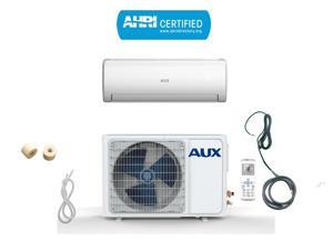 AUX 36,000 BTU 230-Volt, Ductless Air Conditioner Mini Split with Heat Pump, 17 SEER, 3Ton, 12ft lineset, Wall Mount
