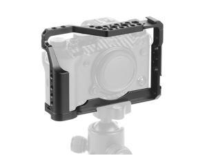 JINTU Metal Camera Cage Rig Handle Grip w/ Cold Shoe 1/4 3/8in Screw for FUJIFILM XT2 XT3 X-T2 X-T3 Mirrorless Camera Accessorie