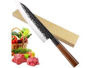 WELLHOME Kitchen Sharp Japanese Chef Knife - 8 Inch Professional Chef's Knives for Meat and Vegetable Cutting, Chopping