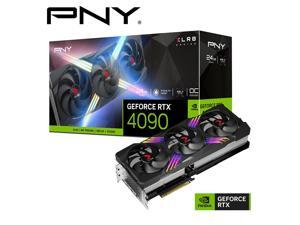 PNY Gaming VERTO OC XLR8 NVIDIA GeForce RTX 4090 24GB GDDR6X PCI Express 4.0 EPIC-X RGB Triple Fan Video Card