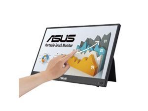 ASUS ZenScreen Touch MB16AHT Portable Monitor  15.6" FHD (1920 x 1080), IPS, 10-point Touch, Mini-HDMI, Foldable Stand, Tripod Screw Hole, ASUS Flicker-Free and Low Blue Light Technology