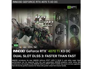 INNO3D GEFORCE RTX 4070 Ti X3 OC 2640MHz/GDDR6X/29.7cm three-fan gaming graphics card