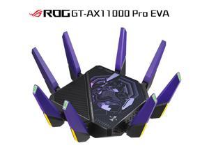 ASUS ROG GTAX11000 Pro EVA router 10G25G WANLAN custom network port  16nm Broadcom flagship core 4804MHz exclusive gaming frequency band shipped in AprilEVA joint name