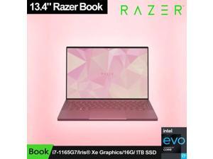 Razer Book 134inch EVO Touch Thin Business Office Laptop Pink Limited Edition i71165G716G1TB SSDWin11 RZ090357