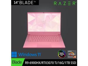 Razer Blade 14 Pink Gaming Laptop R96900HX16GRTX3070 Ti1TB SSD165Hz14 