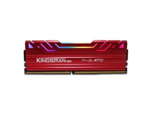 KINGSMAN RGB 8GB 288-Pin PC RAM DDR4 3200 (PC4 25600) Intel XMP 2.0 Desktop Memory Model-Red
