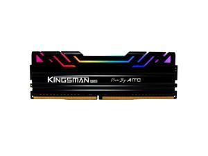 KINGSMAN RGB 8GB 288-Pin PC RAM DDR4 3200 (PC4 25600) Intel XMP 2.0 Desktop Memory Model-Black