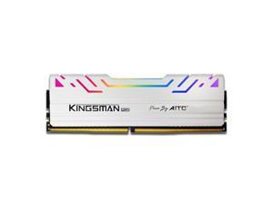KINGSMAN RGB 8GB 288-Pin PC RAM DDR4 3200 (PC4 25600) Intel XMP 2.0 Desktop Memory Model-White