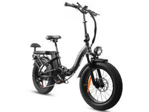 Electric Bike for Adults Foldable 20" x 4.0 Fat Tire Step-Thru Electric Bicycle