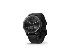 Garmin vivomove Sport 40mm Smart Watch, Black with Silicone Band #010-02566-00