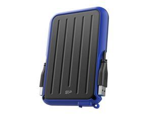 Silicon Power 4TB Rugged Portable External Hard Drive Armor A60, Shockproof USB 3.1 Gen 1 for PC, Mac, Xbox and PS4, Black