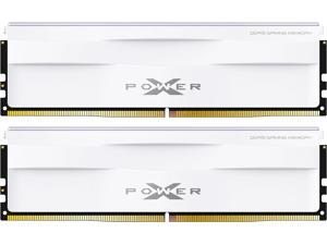 Silicon Power DDR5 32GB (2x16GB) Zenith 6000MHz (PC5-48000) 288-pin CL30 1.35V UDIMM Desktop Memory Module RAM SU032GXLWU60AFDGSW White