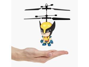 Marvel Licensed X-Men Wolverine 3.5 Inch Flying Figure IR UFO Big Head Helicopter