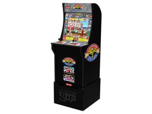 Arcade1Up Street Fighter 3 in 1 Home Retro Arcade Cabinet with Riser and 17-inch Screen