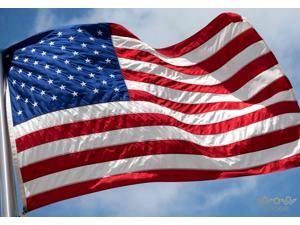 (2 Packs)  3" x 5" Embroidered American Flag