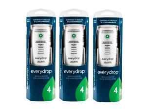 Everydrop by Whirlpool EDR4RXD1 UKF8001 Water Filter 4,Maytag UKF8001AXX-200, UKF8001AXX-750 Ice and Water Refrigerator Filter 4,Reduces 23 Contaminants, 3 Pack