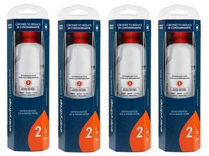 Everydrop by Whirlpool EDR2RXD1 W10413645a Water Filter W10238154 Ice and Water Refrigerator Filter 2, Reduces 28 contaminants ,4 Pack