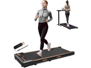 Under Desk Treadmill Walking Pad 2 in 1 for Walking and Jogging Portable Walking Treadmill with Remote Control Lanyard for HomeOffice 25HP LowNoise Desk Treadmill in LED Display