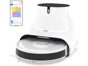 Neabot Q11 Robot Vacuum and Mop, 4000Pa Strong Suction Self Emptying Robotic Vacuum, Wi-Fi / Bluetooth Connectivity, APP & Alexa Control, Multi Floor Mapping, Ideal for Pet Hair, Hard Floor and Carpet