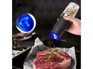 Household Pepper Sea Salt Powder Electric Grinder/Gravity Induction Stainless Steel Automatic Grinding Bottle