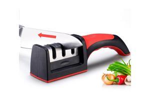 Knife Sharpener MICPANG 3 Stage Knife Sharpening Tool for Dull Steel, Paring, Chefs and Pocket Knives to Repair, Restore and Polish Blades