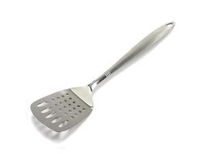 Chef Craft 12.5" Stainless Steel Slotted Turner Spatula with Attractive Brushed Finish Handle