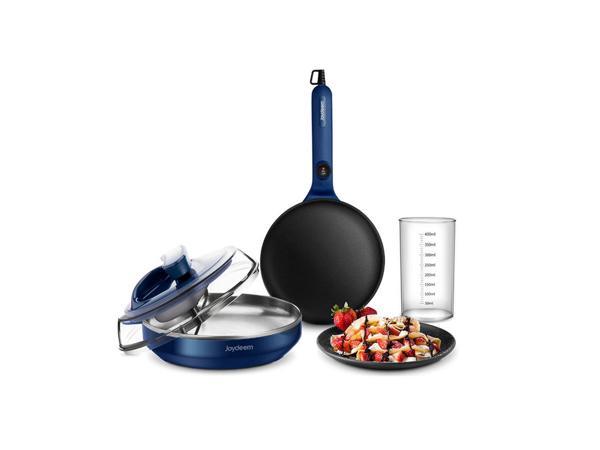 Joydeem 4 in 1 Multifunctional Cooking Pot JD-3702W, Electric Grill &  Griddle, Shabu Shabu Hot Pot(3.5L)