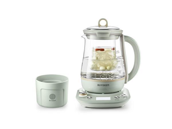 Bear YSH-C06N1 Health Pot, Electric Kettle with Cup Warmer, Glass Kettle  for Coffe Tea with Infuser, Pre-set, Temperature Control, 300ml & 600ml