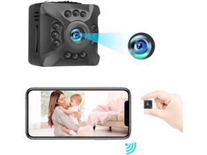Hidden Spy Camera Ebarsenc Mini 1080P Wireless WiFi Camera with Live Video Home Security Surveillance Cam with Motion Detection Night Vision APP Control for Indoor Outdoor Car Nanny Cam