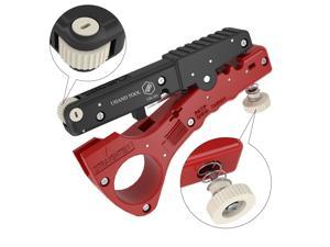 UHAND TOOL Universal Network Wire Stripping Tool for Cat5e, Cat 6, Cat 6a, Cat7, Cat 8 - Professional Wire Stripper, Untwister, Straightener and Cutters - UTP, STP, SFTP Cable Stripper Tool