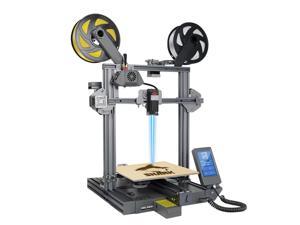 LOTMAXX Shark V2 3D Printer, 2-in-1 3D Printing/Laser Engraving FDM Dual Extruder 3D Printer  with Auto Leveling for DIY Home School Printing Size 9.25x9.25x10.23in Engraving Size 9.25x9.25in