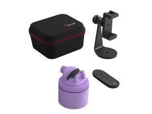 Pivo Pod Lite Value Kit  Auto Face Tracking Phone Holder 360 Rotation Content Creator Essentials for Fitness Tracker Live Streaming with Remote Control Smart Mount Travel Case Purple