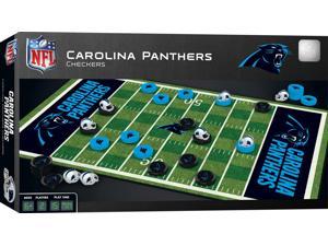 Masterpieces Nfl Carolina Panthers Checkers Board Game Set For 2 Players Ages 6