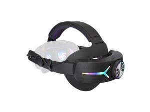 8000mAH Battery For Meta Oculus Quest 3 Head Strap Charging Headset VR RGB Accessories Elite Headstrap Black