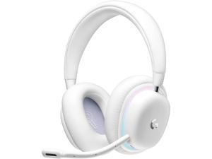 Logitech G735 Wireless Gaming Headset, Customizable LIGHTSYNC RGB Lighting, Bluetooth, 3.5 MM Aux Compatible with PC, Mobile Devices, Detachable Mic - With $20 SIMS Spa Day Game Pack - White Mist