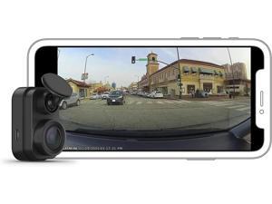 Garmin Dash Cam Mini 2, Tiny size, 1080P and 140-Degree FOV, Monitor Your Vehicle While Away w/ New Connected Features, Voice Control