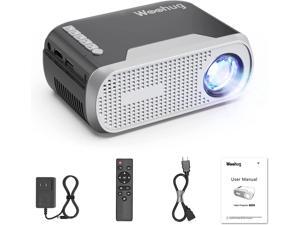 Mini Projector for iPhone Woohug Mini Portable Projector for Kids Gifts Movie Projector for Outdoor use Small Home Theater Projector Full HD 1080P Supported Projector Compatible with HDMI USB