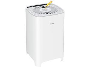 Muliap Air Purifiers for Home Bedroom with H13 Hepa Filter,Ultra Quiet Desktop Portable Air Purifier,for Dust,Odor,Pet Dander,Smoke,With Aromatherapy,White,SY901(No Adapter)