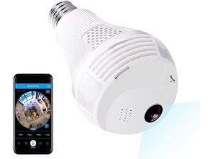 taart amplitude Uitstekend VIBOOS Camera, 1080p Home WiFi Light Camera, 2mp Wireles IP Led Cam,360  Degrees Panoramic vr Home Surveillance Cameras, Motion Detection/Night  Vision/Alarm - Newegg.com