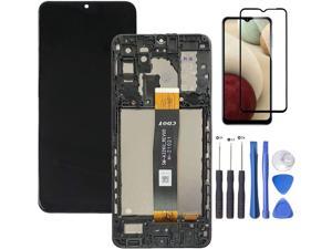 LCD Display Screen Digitizer Assembly with Housing Frame Replacement Kit for Samsung Galaxy A32 5G SMA326U SingleSIM US Version