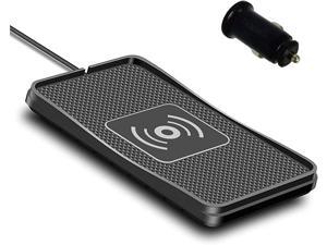 Wireless ChargerPOLMXS Car Wireless Charging pad 10W Fast Wireless car Charger qi Phone Charger pad for car Wireless Phone Charger for Andriod Cell Phone Charging mat Galaxy Note10/S21/S10/S9(C3)