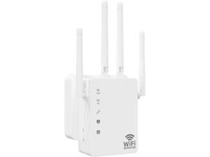 2023 WiFi Extender 1200Mbps WiFi Signal Booster for Home 6000 sq.ft and 35 Devices, Dual Band 2.4G/5G Outdoor Signal Amplifier with Ethernet Port