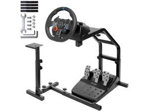 Minneer G920 Racing Wheel Stand with Pro Shifter Mount for Logitech G29 G27 G25 G923 Adjustable Height Steering Wheel Stand Driving Simulator Cockpit (Without Wheel and Pedals)