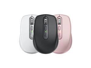 Logitech MX Anywhere 3 Compact Performance Mouse Wireless Comfort Fast Scrolling Any Surface Portable 4000DPI Customizable Buttons USBC Bluetooth