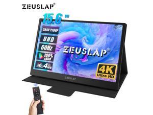 ZEUSLAP Z15XK 156 Inch Portable Monitor 4K HDR IPS Screen Portable Gaming Monitor with USBC  HDMIcompatible Ports for Phone Laptop Switch PlayStation ect