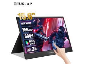 ZEUSLAP Z15ST 156Inch Touchscreen Portable Monitor 1920x1080 60hz Full HD IPS Screen Computer Gaming Monitor with HDMIcompatible USBC Ports for Laptop Switch Xbox PS4 Smartphone ect