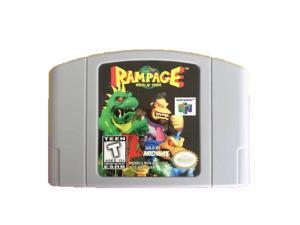 Rampage World Tour Games Cartridge Card for N 64 Us Version