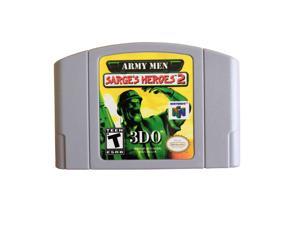 Army Men Sarge's Heroes 2 Games Cartridge Card for N 64 Us Version